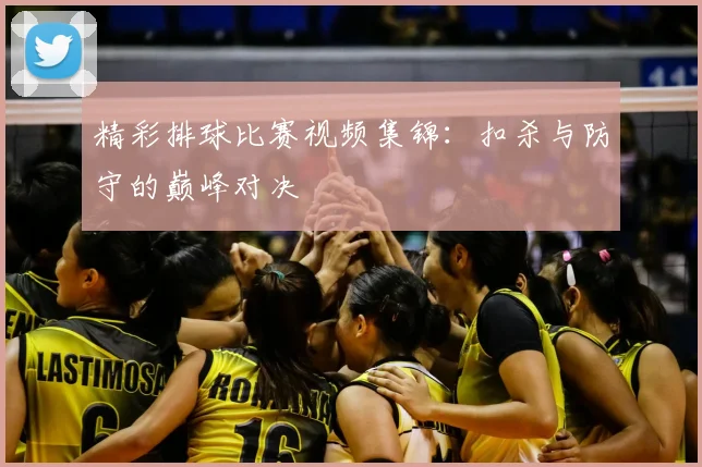 精彩排球比赛视频集锦:扣杀与防守的巅峰对决