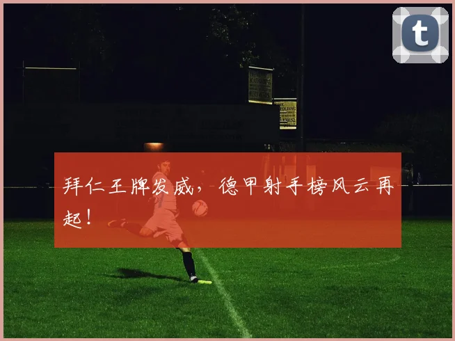 拜仁王牌发威,德甲射手榜风云再起!